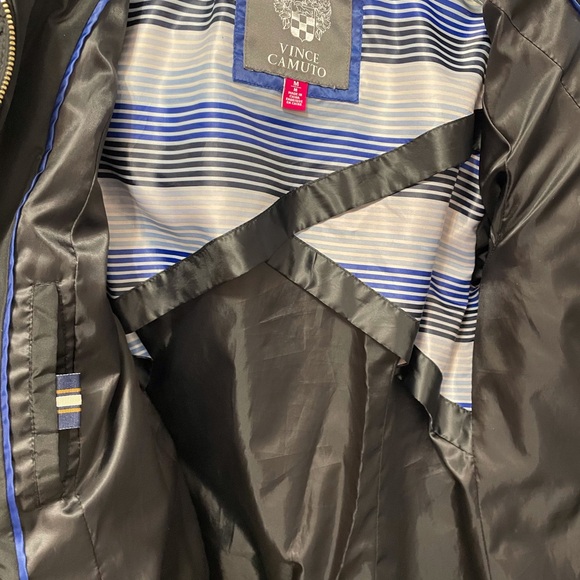 Vince Camuto Quilted Jacket Black Womens Medium - Picture 4 of 15